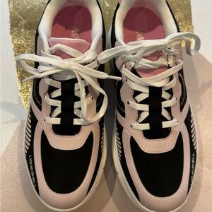 Alegria Solstyce Pink Pop Sneakers - Black, Pink, White